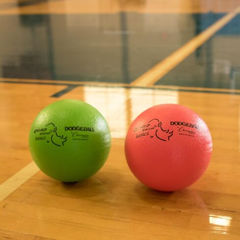 Champion Sports Rhino Skin Dodgeball Set – 6 Soft Foam Dodgeballs with Tear-Resistant Coating, Grip Surface, Low Bounce, Mesh Bag, Indoor & Outdoor Playground or PE Class Ball Set – 6" or 7" in Saudi Arabia