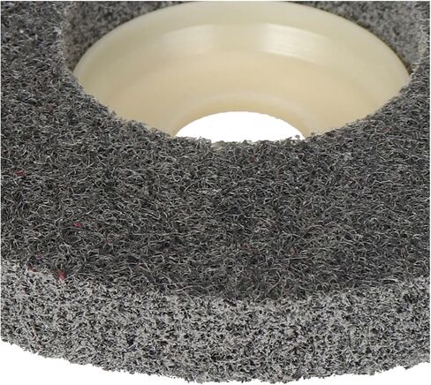 CAARLA Grinding Wheel Angle Grinder Polishing 2/5/10pcs 4 inch 100mm Nylon Fiber Polishing Wheel 7P Non-Woven Abrasive Disc 16mm Bore Dia Grinding Derusting Wheel for Metal(2pcs) in Saudi Arabia