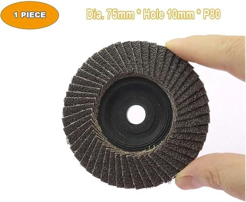 طحن العجلة زاوية مطحنة التلميع 1pcs mi ni flap disc disc shatcive slice 50mm/75mm air polished 12v angle tool (2 inch p80) in Kuwait