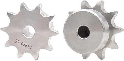 Tooth Roller Chain Sprocket 1Pcs 10-24 Tooth Stainless Steel 06B Chain Drive Sprocket Chain Gear Pitch 9.525mm(23 Teeth) in Saudi Arabia
