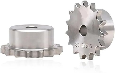 Tooth Roller Chain Sprocket 1Pcs 25-30 Tooth Stainless Steel 06B Chain Drive Sprocket Chain Gear Pitch 9.525mm(26 Teeth) in Saudi Arabia