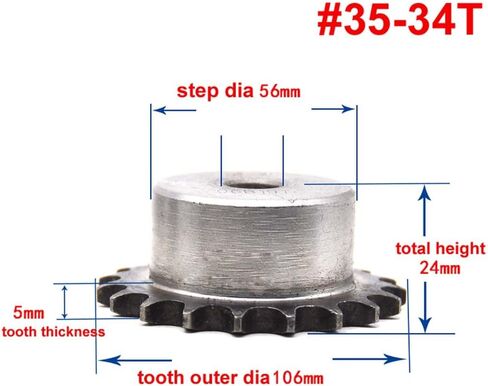 مسننة سلسلة أسنان الأسنان #35 دافع سلسلة الأسطوانة 34 الأسنان #35-34T 3/8 "الملعب ل #35h 06b سلسلة الأسطوانة in Saudi Arabia