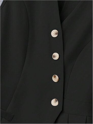 Gorglitter Women's Olcyless Button Up Vest Fuster Hem Hem in Saudi Arabia