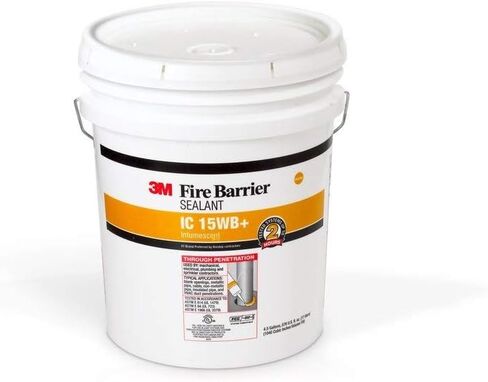 3M IC-15WB+-4.5GAL Fire Barrier Sealant 4.5 gal Pail Yellow in Saudi Arabia