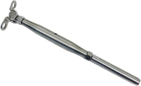 Prolinemax Marine Stainless Steel 5/16" Deck Toggle & Swage Stud Turnbuckle 3/16" Cable in Saudi Arabia