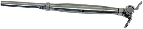 Prolinemax Marine Stainless Steel 5/16" Deck Toggle & Swage Stud Turnbuckle 3/16" Cable in Saudi Arabia