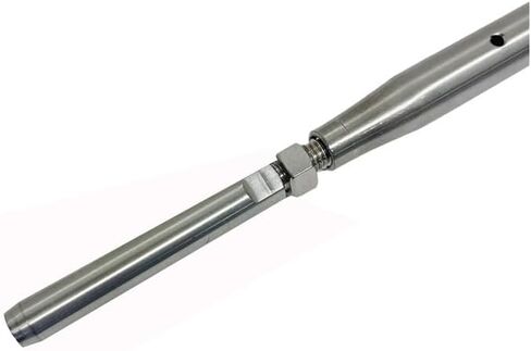 Prolinemax Marine Stainless Steel 5/16" Deck Toggle & Swage Stud Turnbuckle 3/16" Cable in Saudi Arabia