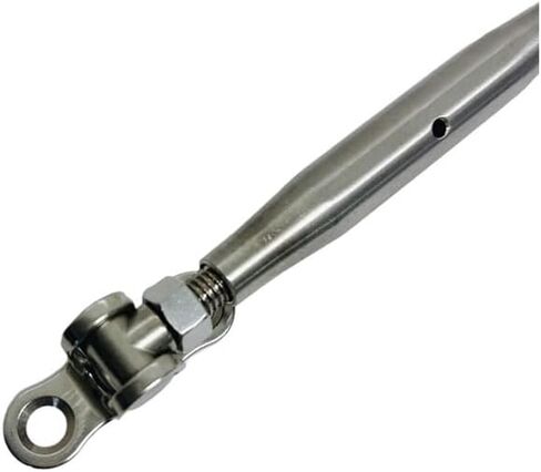 Prolinemax Marine Stainless Steel 5/16" Deck Toggle & Swage Stud Turnbuckle 3/16" Cable in Saudi Arabia