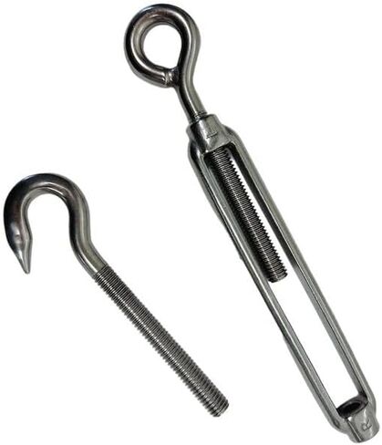 Prolinemax Marine Boat Stefuls Steeld 3/8 "Hook Eye Turnbuckle 700 LBS WLL Thasging Lift in Saudi Arabia