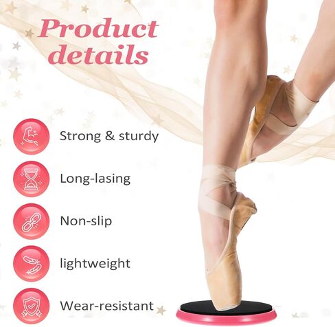 3 Pcs Turning Boards for Dancers – Improve Pirouette Technique & Balance, Ideal Turn Board for Ballet, Dancing & Figure Ice Skating, Portable Spin Disc for Dance & Spinner Disk Training Equipment in Saudi Arabia
