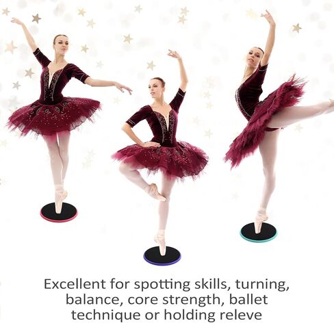 3 Pcs Turning Boards for Dancers – Improve Pirouette Technique & Balance, Ideal Turn Board for Ballet, Dancing & Figure Ice Skating, Portable Spin Disc for Dance & Spinner Disk Training Equipment in Saudi Arabia
