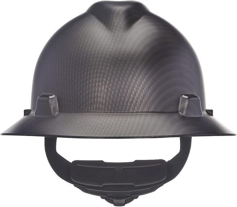 MSA 10204786 Hydro Dip V-Gard HART Full-Brim HAT مع FAS-TRAC III Ratchet Suspension | قذيفة البولي إيثيلين ، أشرطة التاج للتكيف الذاتي - الحجم القياسي في الكربون الرياضي in Kuwait