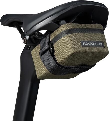 ROCKBROS Bike Saddle Bag, 48g Ultra Bicycle Seat Bag, Waterproof Bike Bag Under Seat, Small Bike Storage Bag, Easy Attachment in Saudi Arabia