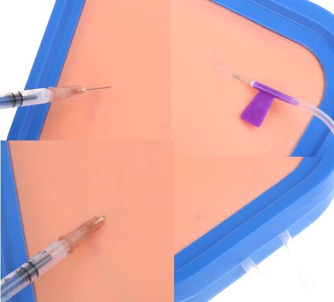 32 Pcs Suture Practice Complete Kit for Medical Students Nurse Training Silicone Skin Pad Stainless Suturing Tools Thread Needles Demonstration Learning Set (1) in Kuwait