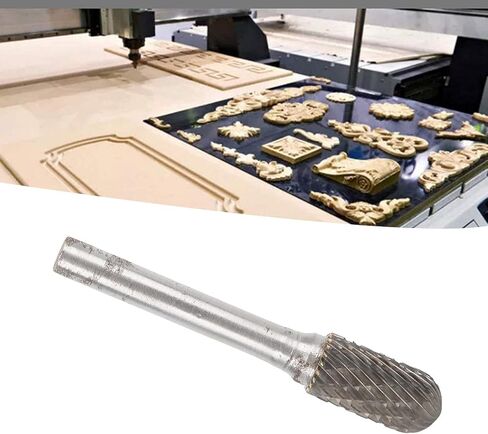 12mm Rotary File Double Grain Cemented Carbide WearResistant Tungsten Steel Grinding Head Polished (M1225M06) in Saudi Arabia