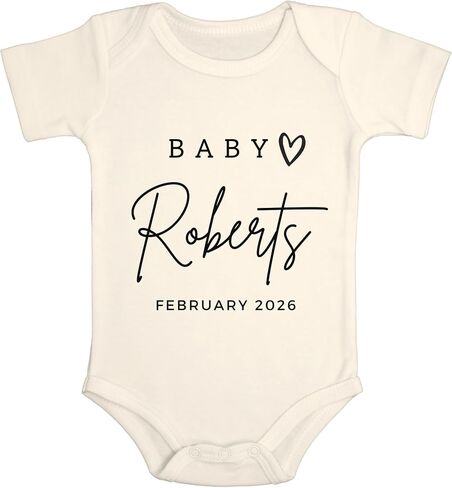 Custom Baby Pregnancy Announcement Bodysuit in Saudi Arabia