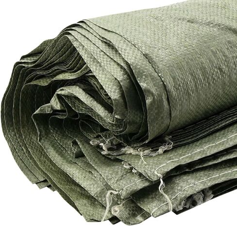 SEUNMUK 60 PCS 18x26 Inch Heavy Duty Sand Bags, Empty Woven Polypropylene Sand Bags, Ultra Tough Sandbags for Hurricane Flooding in Saudi Arabia