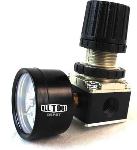 R152NG Air Pressure Regulator for Air Compressor Systems 1/4" with Gauge in Saudi Arabia