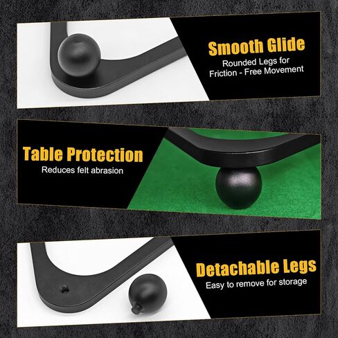 Aluminum Alloy Pool Ball Rack Billiard Ball Triangle Rack for 2-1/4" Pool Balls, Pool Table Ball Holder Positioning Rack in Kuwait