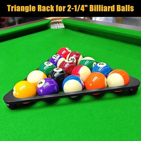 Aluminum Alloy Pool Ball Rack Billiard Ball Triangle Rack for 2-1/4" Pool Balls, Pool Table Ball Holder Positioning Rack in Kuwait