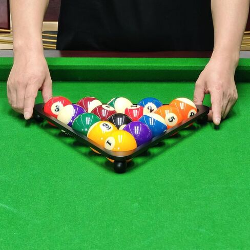 Aluminum Alloy Pool Ball Rack Billiard Ball Triangle Rack for 2-1/4" Pool Balls, Pool Table Ball Holder Positioning Rack in Kuwait