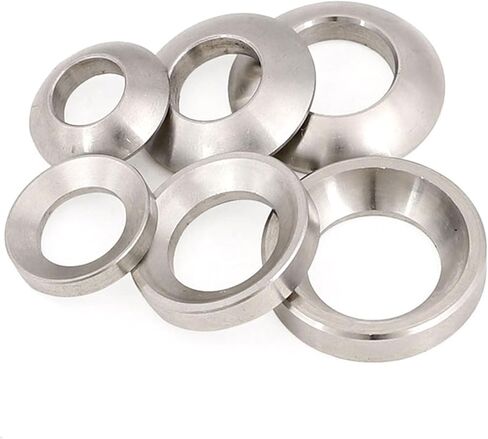Cone Washer, Cone Washer, Conical Spherical Washer M6 M8 M10 M12 M16 M20 M24 Countersunk Washer Stainless Steel Concave Convex Cone Gasket Carbon Steel (Color : Spherical Carbon, Size : M10(Spherical in Saudi Arabia