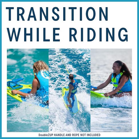 ZUP YouGo160 Wakeboard, Kneeboard, Wakeskate, and Wakesurf Board Suitable for Kids, Teens, Young Adults|Molded ABS with EVA Foam Padding in Saudi Arabia