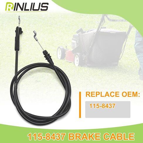 كابل فرامل جزازة العشب 133-2622 لـ Toro Turfmaster/Exmark Commercial 30 "المشي خلف Myn Mysers 2-Bail Brake Cable يناسب 22210 ECS180CKA30000 Lawn Myers استبدال 121-2310 in Kuwait