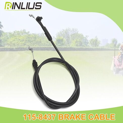 كابل فرامل جزازة العشب 133-2622 لـ Toro Turfmaster/Exmark Commercial 30 "المشي خلف Myn Mysers 2-Bail Brake Cable يناسب 22210 ECS180CKA30000 Lawn Myers استبدال 121-2310 in Kuwait