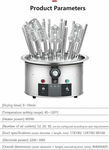 Water Bottle Drying Rack, Lab Glassware Dryer Electric Air Flow Dryer Lab Countertop Laboratory Draining Dryer Stand for Glass Test Tubes,Beakers in Saudi Arabia