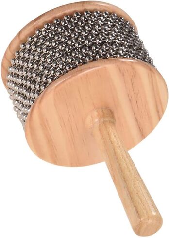 Matybobe Wooden Cabasa Percussion Musical Musical chain chain و Cylinder Pop Pop Shaker for Classroom Band متوسطة الحجم in Saudi Arabia