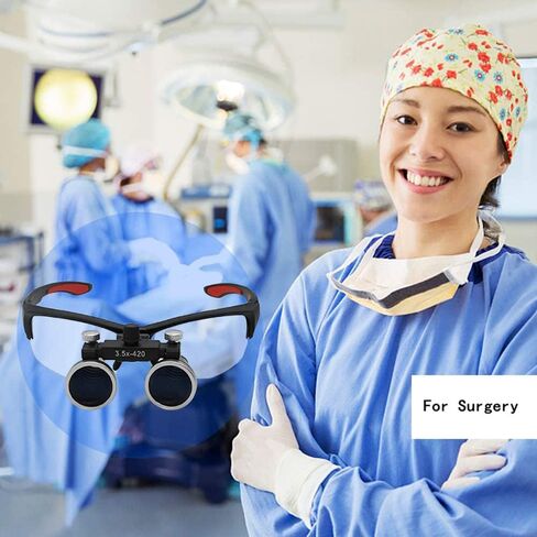 2.5x/3.5x 420mm الأسنان Loupe Magnifier Machirical Massion Surgery Surgeric Surgeric Surgical Oper in Kuwait