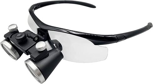 Surgical Medical Binocular Loupes, 2.5X/3.5X Head-Mounted LED Light Dental Magnifying Glass, Used in Orthopedics, Microsurgery, Surgery, Oral Surgery in Saudi Arabia