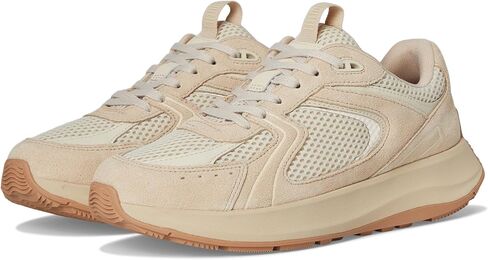 FitFlop Women's F-Mode Flow Suede/Mesh/Leather Flatform Sneakers in Saudi Arabia