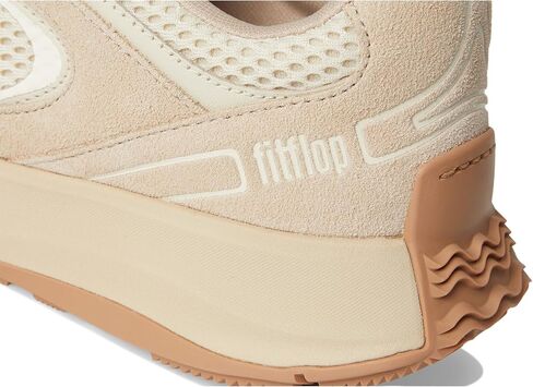 FitFlop Women's F-Mode Flow Suede/Mesh/Leather Flatform Sneakers in Saudi Arabia