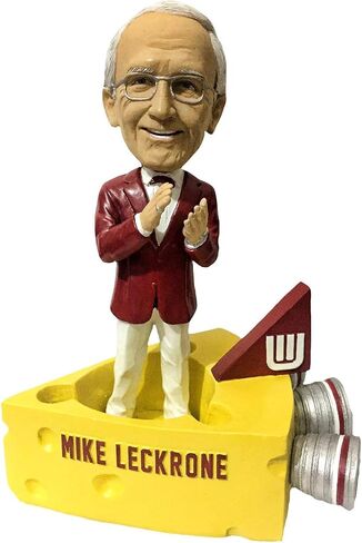 Mike Leckrone Wisconsin Cheesehead Spacesip يغني على Wisconsin Bobblehead in Saudi Arabia