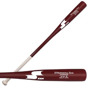 SSK Z9 Professional Edge Comp Compans Wood Fungo Bat 33 "35" 37 " - البيسبول والكرة اللينة - 22+ ألوان - ضمان 60 يومًا (37" ، طبيعي/مارون/أبيض) in Saudi Arabia