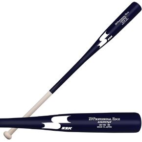 SSK Z9 Professional Edge Comp Coaches Wood Fungo Bat 33" 35" 37" - Baseball & Softball – 22+ Colors - 60 Day Warranty (33", Natural/Navy/White) in Saudi Arabia