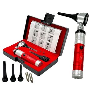 Animal Ear, Nose, and Throat Examination Diagnostics Tool - Veterinary Otoscope + Specula Tips + Extra LED Bulbs - Illumination Otoscope for Veterinary Students in Kuwait