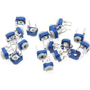 20PCS RM065 RM-065 Series 100 200 500 1K 2K 5K 10K 20K 50K 100K 200K 500K 1M 1M OHM TRIMPOT TRIMMER POTENTIONETER RESITOR (10K OHM) in Kuwait