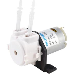 12V D2 2 * 4mm Dosing Pump Peristaltic Head For Lab Chemical Water D2: 5-40 Ml/min(Green,24V) in Kuwait