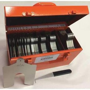 Slotted Shim Kit 5 x 5", Stainless Steel, Pk130 in Kuwait
