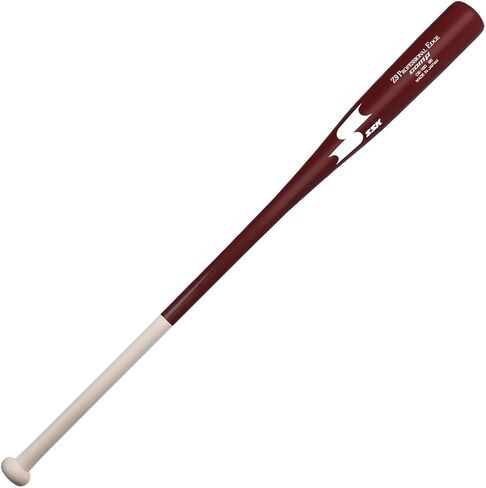 SSK Z9 Professional Edge Comp Coaches Wood Fungo Bat 33" 35" 37" - Baseball & Softball – 22+ Colors - 60 Day Warranty (37", Natural/Maroon/White) in Saudi Arabia