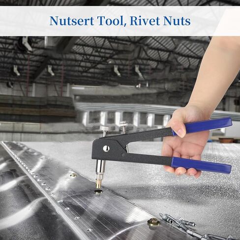 مجموعة أدوات الأدوات الصامتة ، مجموعة أدوات Rivnut ، 500pcs مجموعة الجوز المريفي (M3/M4/M5/M6/M8) مجموعة أدوات Nutsert ， مناسبة للسيارات ، البحرية ، الديكور ، الأثاث ، الصناعة. in Saudi Arabia