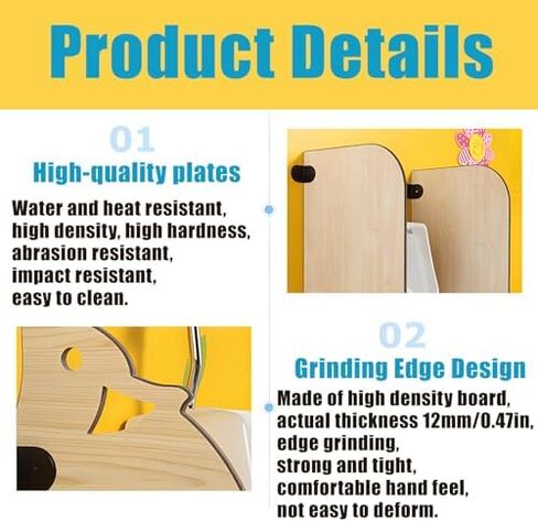 Cartoon Urinal Screen for Kids, Privacy Partition for Kindergarten Toilets, 600x700mm Baffle with Accessories - Fun Yellow Design, Durable Toilet Privacy Solution in Kuwait
