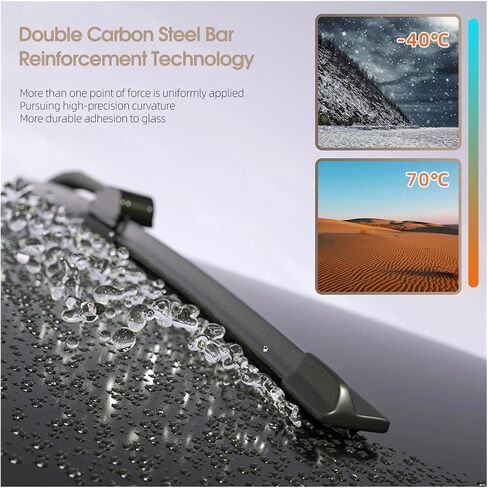 Fit For Nissan Leaf ZE0 ZE1 2010-2023 Front Windshield Wiper Blades 2pcs Windscreen Window Accessories 2015 2016 2017 2019 2020(Black-Green,MK2 ZE1 (2017-2023)) in Saudi Arabia