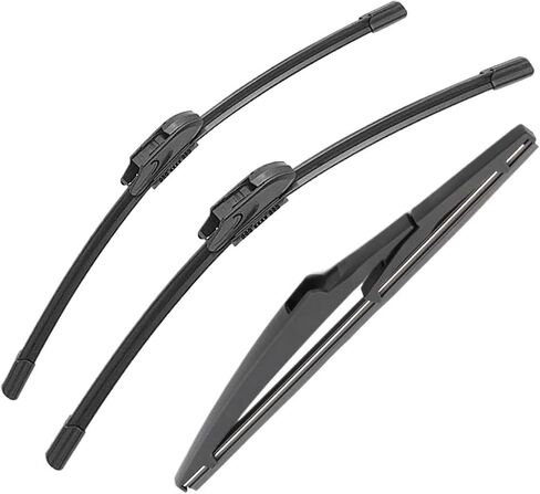 3pcs ممسحة السيارة لصالح Jeep Compass MK2 MP/552 2016-2020 Front Piper Blades Excessories 2016 2017 2018 2019 2020 (2 pcs) in Kuwait