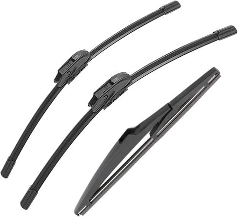 3pcs ممسحة السيارة لصالح Jeep Compass MK2 MP/552 2016-2020 Front Piper Blades Excessories 2016 2017 2018 2019 2020 (2 pcs) in Kuwait