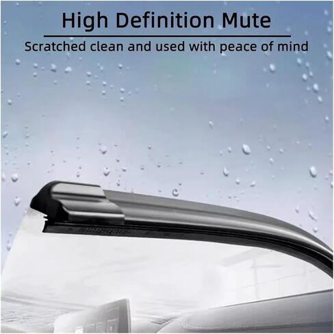Wiper Blade Universal General J U Hook 13"14"16"17"18"19"20"21" 22" 24" 26"28" Windshield Windscreen Rubber Car Accessories(16inch (400mm)) in Saudi Arabia