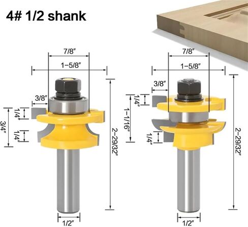 2pcs 12mm 1/2 "Handle Drill Bit(NO1 12.7mm Shank) in Saudi Arabia